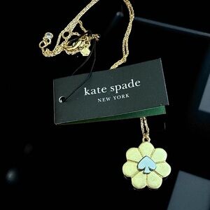 Kate Spade Garden Glam Flower Mini Pendant‎ Necklace NWT